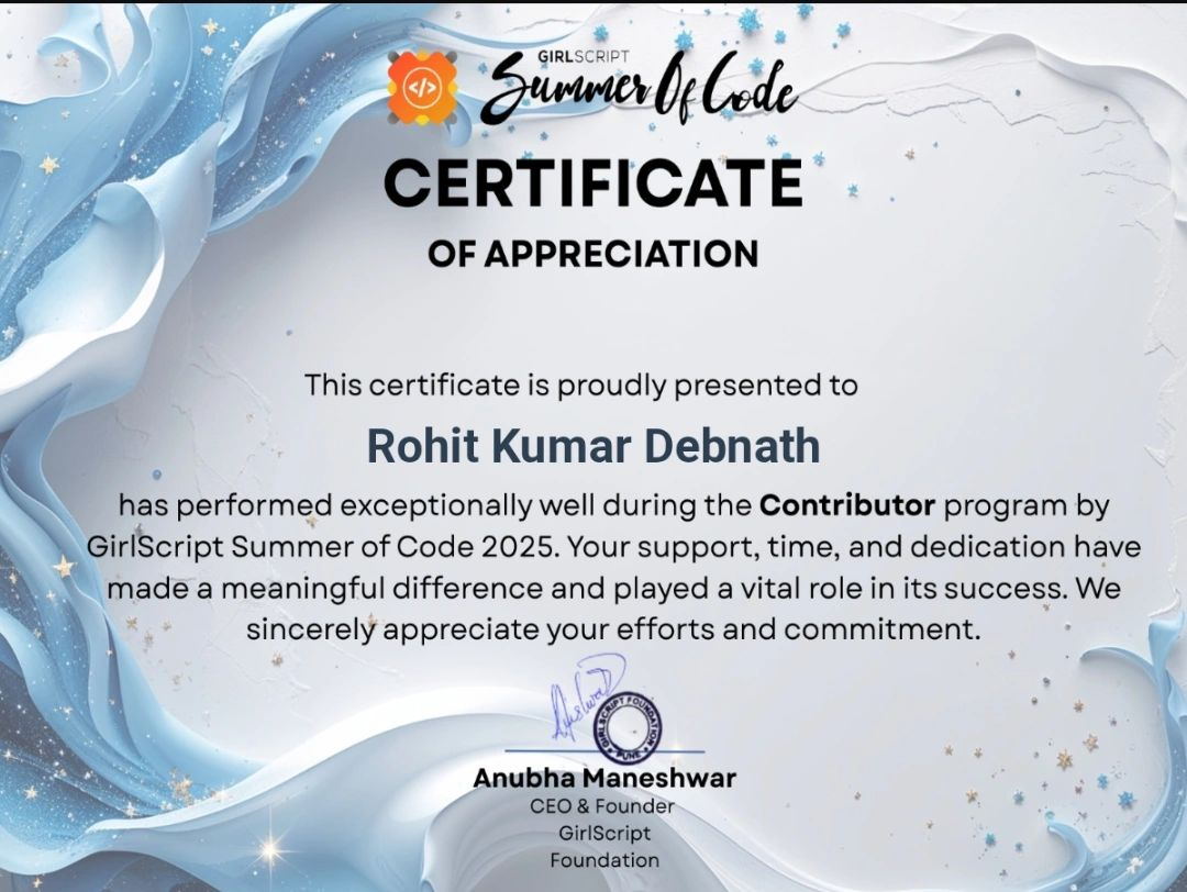 GirlScript Summer of Code